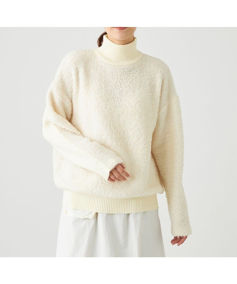 【シェアパーク/SHARE PARK】のプードルタートルニット インテリア・キッズ・メンズ・レディースファッション・服の通販 founy(ファニー) ファッション Fashion レディースファッション Fashion for Women トップス・カットソー Cut & Sew Tops ニット Knit Tops & Sweaters セーター Sweater, Knitwear タートル Turtleneck, Turtle Collar 再入荷 Restock / Back in Stock A/W・秋冬 Autumn/Winter アイボリー系|ID: prp329100004847290 ipo3291000000035792048