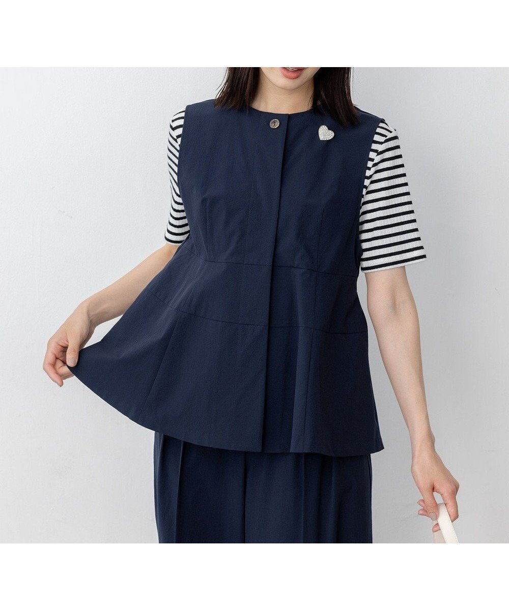 【組曲/KUMIKYOKU】のスーパーライトストレッチ ジレ インテリア・キッズ・メンズ・レディースファッション・服の通販 founy(ファニー) ファッション Fashion レディースファッション Fashion for Women アウター Coat / Outerwear Collection トップス・カットソー Cut & Sew Tops ベスト&ジレ / 重ね着スタイル Vests & Gilets インナー Innerwear 春 Spring コンシャス Conscious, Bodycon ストレッチ Stretch, Stretchy Fabric スリット Slit, Slit Detail セットアップ Set-Up, Coordinated Outfit ベスト Vest, Waistcoat ポケット Pocket, Pocket Detail ワイド Wide, Wide Fit S/S・春夏 SS, Spring/Summer, Warm Season おすすめ Recommended / Our Picks 夏 Summer ネイビー系|ID: prp329100004847321 ipo3291000000036084612