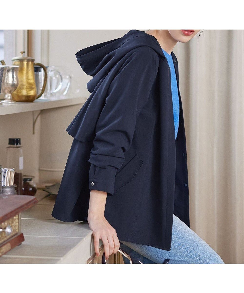 【ティアクラッセ/Tiaclasse】のマウンテンフレアパーカー インテリア・キッズ・メンズ・レディースファッション・服の通販 founy(ファニー) 　ファッション　Fashion　レディースファッション　Fashion for Women　アウター　Coat / Outerwear Collection　レディースジャケット・軽アウター　Jackets　アクセサリー　Fashion Accessories　カーディガン　Cardigan, Knitwear　ショート　Short, Short Length　ジャケット　Jacket, Outerwear　チュニック　Tunic, Long Top　ドット　Polka Dot, Dot Pattern　パーカー　Hoodie, Parka　フェミニン　Feminine, Girly　フレア　Flare, Flared　ポケット　Pocket, Pocket Detail　再入荷　Restock / Back in Stock　夏　Summer　新作・新入荷　New Arrivals / New In　春　Spring　S/S・春夏　SS, Spring/Summer, Warm Season　ネイビー|ID: prp329100004847356 ipo3291000000036031024