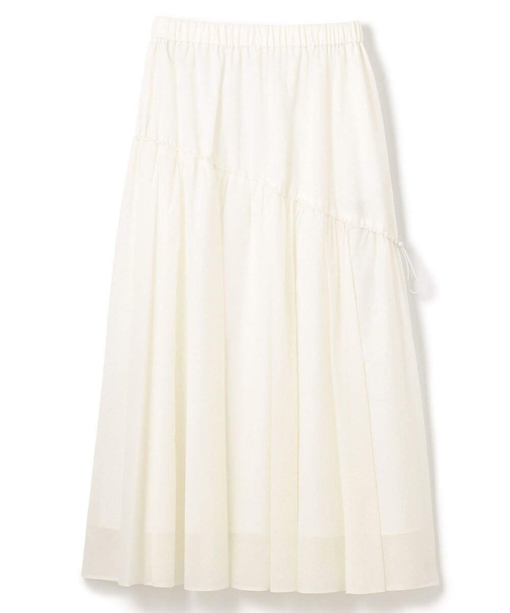 【アンクレイヴ/uncrave】のシアープルーフナイロン ドローコードスカート インテリア・キッズ・メンズ・レディースファッション・服の通販 founy(ファニー) ファッション Fashion レディースファッション Fashion for Women スカート Skirts エアリー Airy Texture 春 Spring ギャザー Gathered, Ruffled ドローコード Drawcord, Drawstring Cord フレア Flare, Flared マーメイド Mermaid, Fishtail Silhouette S/S・春夏 SS, Spring/Summer, Warm Season 夏 Summer ホワイト|ID: prp329100004847371 ipo3291000000035405722