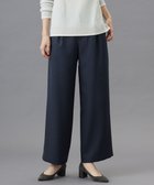 【ジェイ プレス/J.PRESS】の【洗える】TUMUGITOピンヘッド ワイド パンツ ネイビー系|ID: prp329100004847373 ipo3291000000035708452