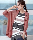 【ティアクラッセ/Tiaclasse】の体型カバーも叶うドルマンニットカーディガン ピンク|ID: prp329100004847384 ipo3291000000035847239