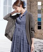 【ティアクラッセ/Tiaclasse】の体型カバーも叶うドルマンニットカーディガン モカ|ID: prp329100004847384 ipo3291000000035847258