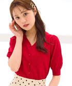 【フェルゥ/Feroux】のハーフスリーブ カーディガン 人気、トレンドファッション・服の通販 founy(ファニー) ファッション Fashion レディースファッション Fashion for Women トップス・カットソー Cut & Sew Tops カーディガン・羽織り Layered Style Cardigans おすすめ Recommended / Our Picks カーディガン Cardigan, Knitwear コンパクト Compact, Small Size シンプル Simple, Minimal スリーブ Sleeve, Long Sleeve / Short Sleeve ハーフ Half, Half-Length 今季 This Season, Current Season 夏 Summer 定番 Standard, Basic Item 春 Spring S/S・春夏 SS, Spring/Summer, Warm Season thumbnail レッド系|ID: prp329100004847388 ipo3291000000036116214