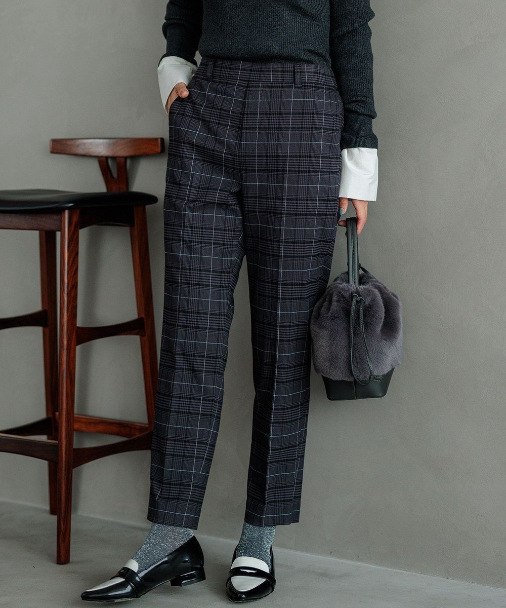 【組曲/KUMIKYOKU】の【WEB限定カラーあり】ウールライクストレッチ イージーパンツ インテリア・キッズ・メンズ・レディースファッション・服の通販 founy(ファニー) 　ファッション　Fashion　レディースファッション　Fashion for Women　パンツ　Pants & Trousers　インナー　Innerwear　コンパクト　Compact, Small Size　ストレッチ　Stretch, Stretchy Fabric　センター　Center, Center Line　テーパード　Tapered, Tapered Pants　フラット　Flat, Flat Shoes　フレア　Flare, Flared　フロント　Front, Front Design　ベーシック　Basic, Essential　ヨーク　Yoke, Yoke Design　A/W・秋冬　Autumn/Winter　エレガント 上品　Elegant　グレー系3|ID: prp329100004847394 ipo3291000000035625956