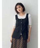 【イェッカ ヴェッカ/YECCA VECCA】のリネンライクビスチェベスト Black|ID: prp329100004847410 ipo3291000000035406364