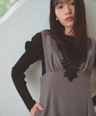 【フェルゥ/Feroux】のパフスリーブ ニット プルオーバー 人気、トレンドファッション・服の通販 founy(ファニー) ファッション Fashion レディースファッション Fashion for Women トップス・カットソー Cut & Sew Tops ニット Knit Tops & Sweaters カジュアルプルオーバー・ニットトップス Pullovers & Knit Tops / Casual Pullovers インナー Innerwear スリーブ Sleeve, Long Sleeve / Short Sleeve セーター Sweater, Knitwear タートルネック Turtleneck, High Neck フェミニン Feminine, Girly ベーシック Basic, Essential ローズ Rose, Rose Motif A/W・秋冬 Autumn/Winter thumbnail ブラック系|ID: prp329100004847415 ipo3291000000035626480