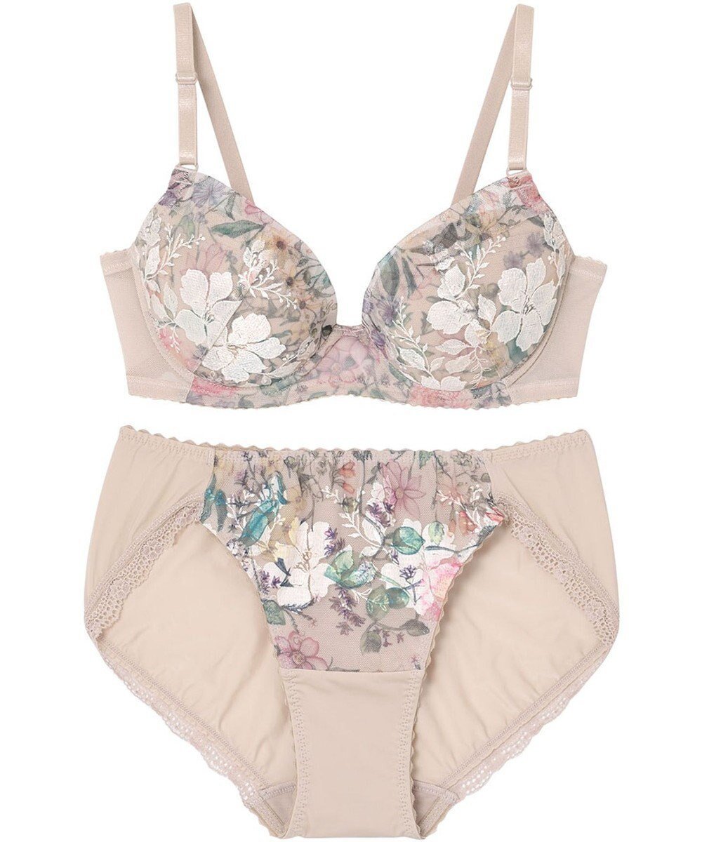 【ウィング/Wing】のWEB限定 ブラ&ショーツセット 3/4カップブラ ウイング/ワコール CB3710 インテリア・キッズ・メンズ・レディースファッション・服の通販 founy(ファニー) 　ファッション　Fashion　レディースファッション　Fashion for Women　アンダー　Underwear Essentials　ショーツ　Shorts, Short Pants　プリント　Print, Printed Pattern　レース　Lace, Lace Fabric　シナモンブラウン|ID: prp329100004847475 ipo3291000000035763928