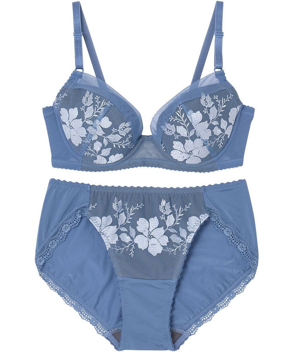 【ウィング/Wing】のWEB限定 ブラ&ショーツセット 3/4カップブラ ウイング/ワコール CB3710 インテリア・キッズ・メンズ・レディースファッション・服の通販 founy(ファニー) 　ファッション　Fashion　レディースファッション　Fashion for Women　アンダー　Underwear Essentials　ショーツ　Shorts, Short Pants　プリント　Print, Printed Pattern　レース　Lace, Lace Fabric　チャコールグレー|ID: prp329100004847475 ipo3291000000035763930