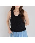 【グリーンパークス/Green Parks】の・swing by 2wayチュールヤーンベスト Black|ID: prp329100004847516 ipo3291000000035548375