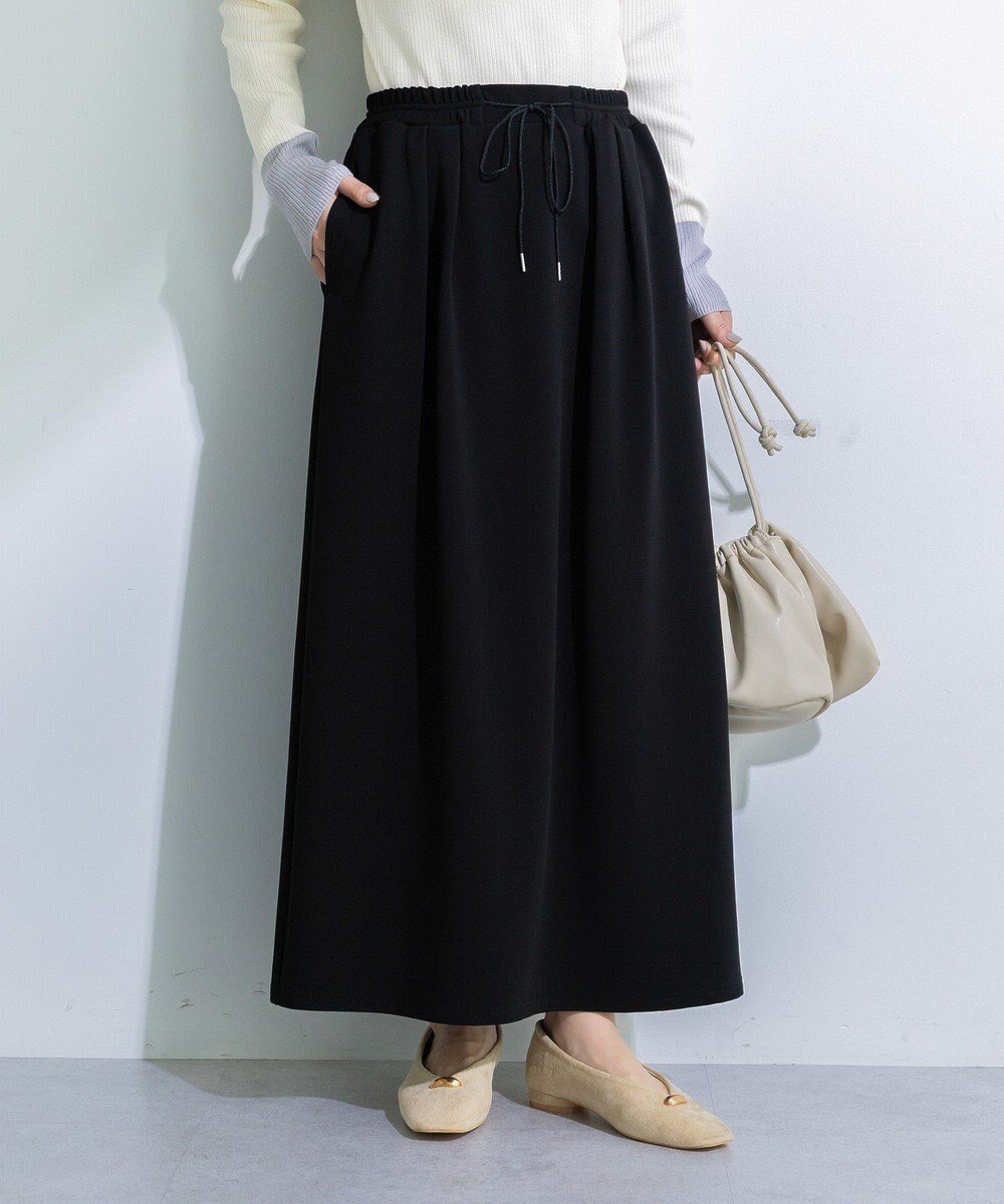 【グリーンパークス/Green Parks】の楽ちんリップルIラインスカート 人気、トレンドファッション・服の通販 founy(ファニー) 　ファッション　Fashion　レディースファッション　Fashion for Women　スカート　Skirts　春　Spring　カットソー　Cut and Sewn Top　シンプル　Simple, Minimal　スリット　Slit, Slit Detail　ポケット　Pocket, Pocket Detail　楽ちん　Easy Fit, Comfortable　S/S・春夏　SS, Spring/Summer, Warm Season　夏　Summer　エレガント 上品　Elegant　ビジネス 仕事 通勤　Business / Work / Commuting　 other-1|ID: prp329100004847548 ipo3291000000035574279