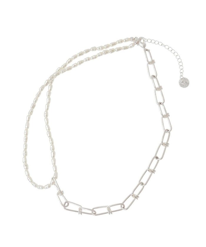 【グリーンパークス/Green Parks】のデザインチェーンアシメネックレス インテリア・キッズ・メンズ・レディースファッション・服の通販 founy(ファニー) https://founy.com/ ファッション Fashion レディースファッション Fashion for Women ジュエリー Jewelry ネックレス Necklaces & Pendants おすすめ Recommended / Our Picks アクセサリー Fashion Accessories アシンメトリー Asymmetrical Style チェーン Chain, Chain Strap デコルテ Décolleté, Neckline ネックレス Necklace, Pendant Necklace パール Pearl, Pearl Accent フェミニン Feminine, Girly 軽量 Lightweight, Ultra Light |ID: prp329100004847556 ipo3291000000035521610