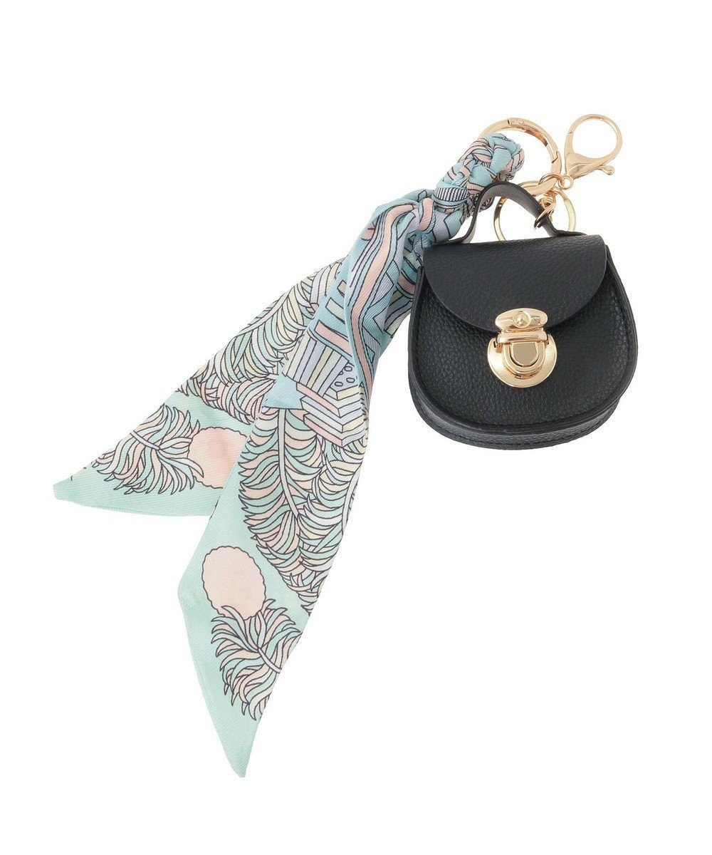 【グリーンパークス/Green Parks】のバッグスカーフチャーム インテリア・キッズ・メンズ・レディースファッション・服の通販 founy(ファニー) 　ファッション　Fashion　レディースファッション　Fashion for Women　おすすめ　Recommended / Our Picks　アクセサリー　Fashion Accessories　スカーフ　Scarf, Neckwear　チャーム　Charm, Pendant　エレガント 上品　Elegant　Black|ID: prp329100004847558 ipo3291000000035521614