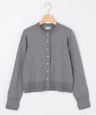 【組曲/KUMIKYOKU】のコットンニット カーディガン 人気、トレンドファッション・服の通販 founy(ファニー) ファッション Fashion レディースファッション Fashion for Women トップス・カットソー Cut & Sew Tops ニット Knit Tops & Sweaters カーディガン・羽織り Layered Style Cardigans 春 Spring カーディガン Cardigan, Knitwear クロップド Cropped, Short Length コンパクト Compact, Small Size シンプル Simple, Minimal チャーム Charm, Pendant バランス Balance, Style Balance パール Pearl, Pearl Accent メタル Metal, Metal Parts モダン Modern, Contemporary モチーフ Motif, Design Theme S/S・春夏 SS, Spring/Summer, Warm Season 夏 Summer エレガント 上品 Elegant thumbnail ライトグレー系|ID: prp329100004847566 ipo3291000000035408069