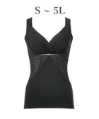 【ブラデリス ニューヨーク/BRADELIS New York】の【BRADELIS NewYork peace】綿混キャッチャーカップレースブラキャミ25 ノンワイヤー 補正下着 補整 カップ付き ブラトップ ボディシェイパー ブラック|ID: prp329100004847571 ipo3291000000035408146