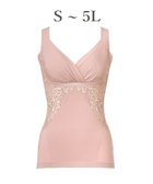 【ブラデリス ニューヨーク/BRADELIS New York】の【BRADELIS NewYork peace】綿混キャッチャーカップレースブラキャミ25 ノンワイヤー 補正下着 補整 カップ付き ブラトップ ボディシェイパー ローズベージュ|ID: prp329100004847571 ipo3291000000035408151