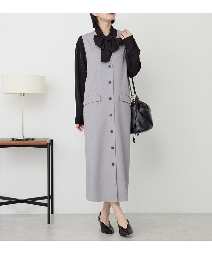 【アメリカンホリック/AMERICAN HOLIC】の【イージーケア】ジレワンピース インテリア・キッズ・メンズ・レディースファッション・服の通販 founy(ファニー) https://founy.com/ ファッション Fashion レディースファッション Fashion for Women アウター Coat / Outerwear Collection おすすめ Recommended / Our Picks インナー Innerwear オケージョン Occasion Wear ビジネス 仕事 通勤 Business / Work / Commuting 夏 Summer 春 Spring S/S・春夏 SS, Spring/Summer, Warm Season |ID: prp329100004847584 ipo3291000000035408295