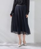 【イェッカ ヴェッカ/YECCA VECCA】のプリーツシフォンスカート Navy|ID: prp329100004847611 ipo3291000000035592206