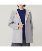 【ジェイ プレス/J.PRESS】のウールナイロンリバー フード付き コート 人気、トレンドファッション・服の通販 founy(ファニー) ファッション Fashion レディースファッション Fashion for Women アウター Coat / Outerwear Collection コート・ロングコート・ピーコート Long Coats, Peacoats & More レディースジャケット・軽アウター Jackets ジャケット Jacket, Outerwear ダブル Double, Double-Breasted チェック Check, Plaid, Tartan なめらか Smooth, Silky Texture フェイス Face, Facial Design ボトム Bottoms, Lower Wear ミドル Middle Length, Mid Height 冬 Winter / This Winter A/W・秋冬 Autumn/Winter thumbnail ライトグレー×ベージュ系|ID: prp329100004847630 ipo3291000000035664147