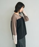 【イェッカ ヴェッカ/YECCA VECCA】の釦デザイン配色ニット 人気、トレンドファッション・服の通販 founy(ファニー) ファッション Fashion レディースファッション Fashion for Women トップス・カットソー Cut & Sew Tops ニット Knit Tops & Sweaters スリット Slit, Slit Detail セーター Sweater, Knitwear ボトム Bottoms, Lower Wear ポケット Pocket, Pocket Detail A/W・秋冬 Autumn/Winter thumbnail Mocha|ID: prp329100004847679 ipo3291000000036034532