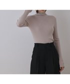【グレース コンチネンタル/GRACE CONTINENTAL】のウールハイゲージニットトップ 人気、トレンドファッション・服の通販 founy(ファニー) ファッション Fashion レディースファッション Fashion for Women トップス・カットソー Cut & Sew Tops ニット Knit Tops & Sweaters インナー Innerwear ウォッシャブル Machine Washable コンパクト Compact, Small Size シンプル Simple, Minimal セーター Sweater, Knitwear ハイネック High Neck, Mock Neck フレア Flare, Flared ワイド Wide, Wide Fit エレガント 上品 Elegant 定番 Standard, Basic Item A/W・秋冬 Autumn/Winter thumbnail ベージュ|ID: prp329100004847683 ipo3291000000036327420