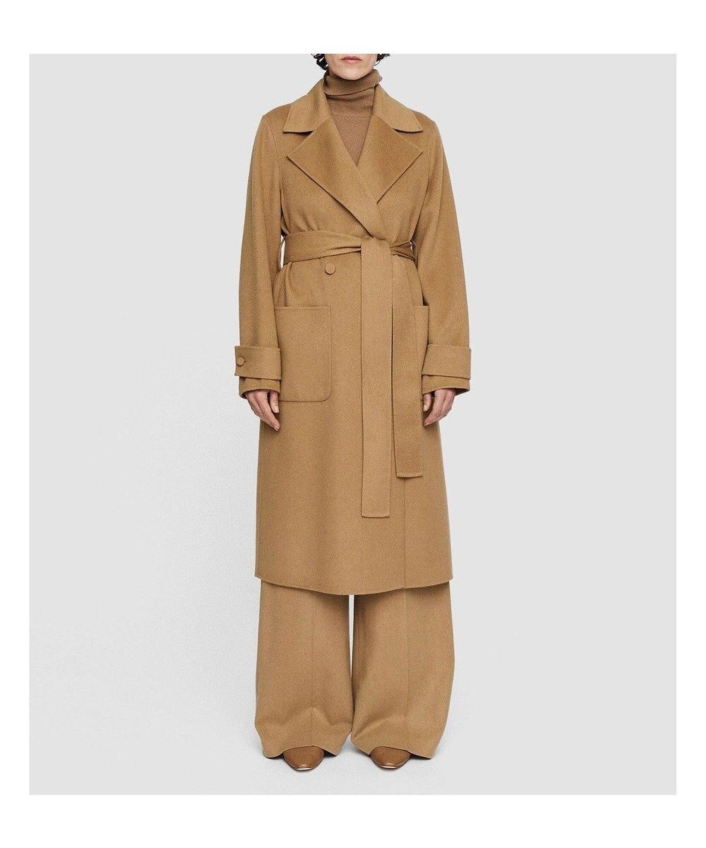 【ジョゼフ/JOSEPH】のダブルフェイスカシミヤ ロングコート インテリア・キッズ・メンズ・レディースファッション・服の通販 founy(ファニー) 　ファッション　Fashion　レディースファッション　Fashion for Women　アウター　Coat / Outerwear Collection　コート・ロングコート・ピーコート　Long Coats, Peacoats & More　レディースジャケット・軽アウター　Jackets　チェスターコート・ロング丈アウター　Chester Coats / Chesterfield Long Coats　ジャケット　Jacket, Outerwear　ダブル　Double, Double-Breasted　チェスターコート　Chester Coat, Long Coat　ハンド　Hand, Handmade　パッチ　Patch, Appliqué　フェイス　Face, Facial Design　ポケット　Pocket, Pocket Detail　ロング　Long, Long-Length　A/W・秋冬　Autumn/Winter　Oak|ID: prp329100004847697 ipo3291000000036281148