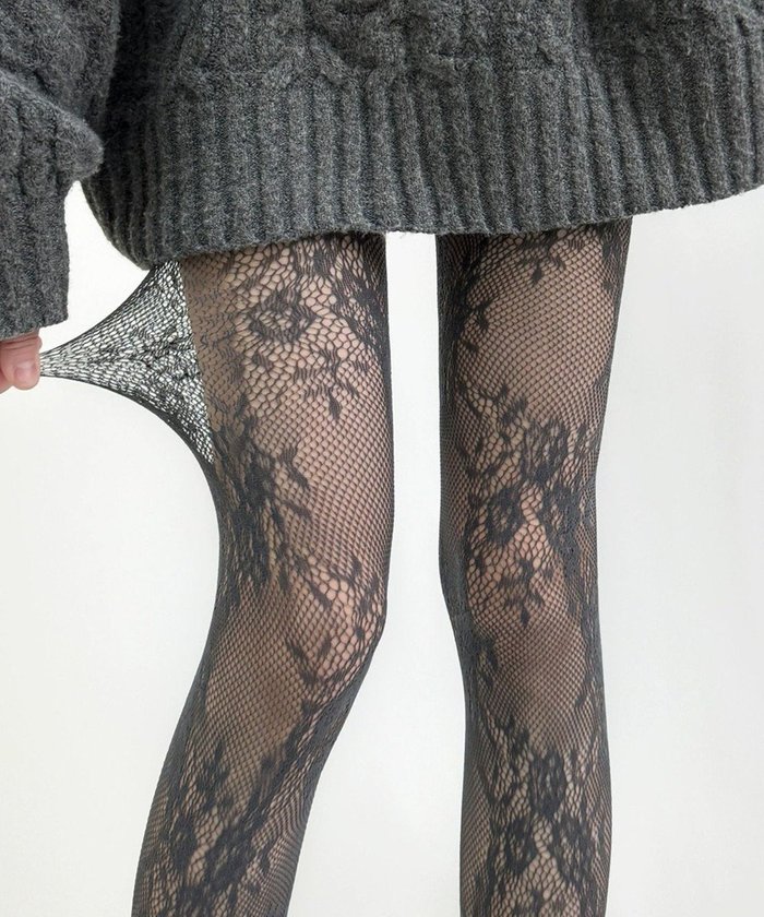 【ウィゴー/WEGO】のフラワー総レースタイツ インテリア・キッズ・メンズ・レディースファッション・服の通販 founy(ファニー) https://founy.com/ ファッション Fashion レディースファッション Fashion for Women タイツ&レッグウェア&美脚効果 Tights & Sheer Legwear レッグウェア・ストッキング Legwear & Hosiery おすすめ Recommended / Our Picks ガーリー Girly, Feminine Style ストッキング Stockings, Sheer Tights スマホ Smartphone, Mobile Device タイツ Tights, Legwear フェミニン Feminine, Girly フラワー Flower, Floral レース Lace, Lace Fabric |ID: prp329100004847699 ipo3291000000035590642