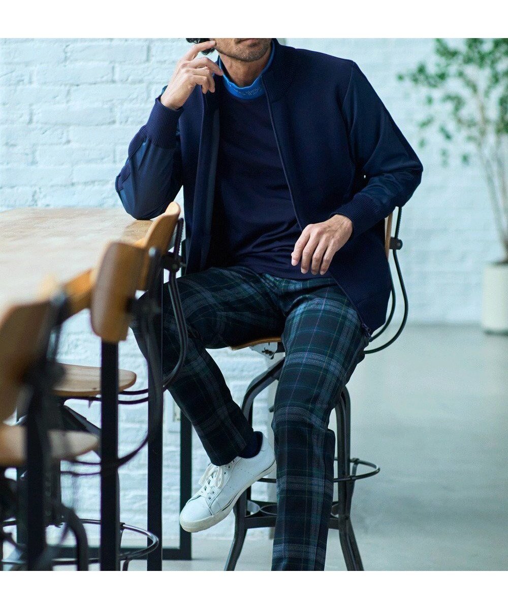 【23区 ゴルフ/23区GOLF / MEN】の【MEN/EC限定】ハイブリッド ニットアウター インテリア・キッズ・メンズ・レディースファッション・服の通販 founy(ファニー) ファッション Fashion メンズファッション Fashion for Men アウター Men's Coats Outerwear シンプル Simple, Minimal ジャケット Jacket, Outerwear スポーツ Sports, Activewear スポーティ Sporty, Casual Athletic ミックス Mix, Mixed Style A/W・秋冬 Autumn/Winter 羽織 Haori, Light Jacket 軽量 Lightweight, Ultra Light 防寒 Cold Protection, Winter-Ready ブラック系|ID: prp329100004847752 ipo3291000000035534208