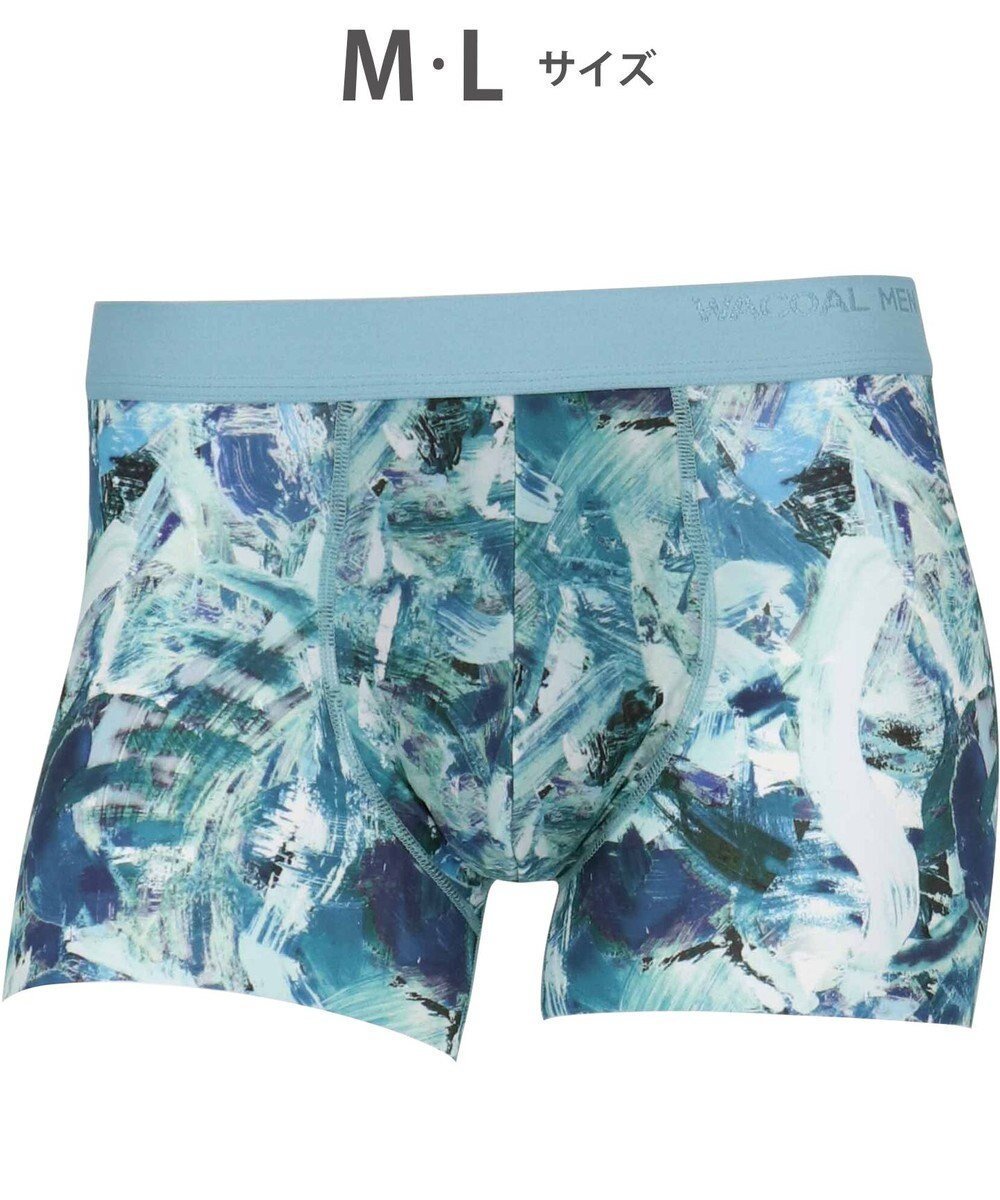 【ワコール/Wacoal / MEN】のWACOAL MEN ボクサーパンツ 【気持ちいいパンツ】 動いてもズレにくい フロントの安定性・快適性 前閉じ 下着 メンズ WT3439 /ワコールメン インテリア・キッズ・メンズ・レディースファッション・服の通販 founy(ファニー) 　ファッション　Fashion　メンズファッション　Fashion for Men　ボトムス　Bottoms　アンダー　Underwear Essentials　イラスト　Illustration　カッティング　Cutting Detail　グラフィック　Graphic, Graphic Design　抗菌　Antibacterial, Bacteria-Resistant　ストレッチ　Stretch, Stretchy Fabric　トレンド　Trend, Trending Now　なめらか　Smooth, Silky Texture　フィット　Fit, Slim Fit　フランス　France, French　フロント　Front, Front Design　プリント　Print, Printed Pattern　ベーシック　Basic, Essential　メンズ　Men's, Menswear　モチーフ　Motif, Design Theme　グリーン|ID: prp329100004847757 ipo3291000000035888348