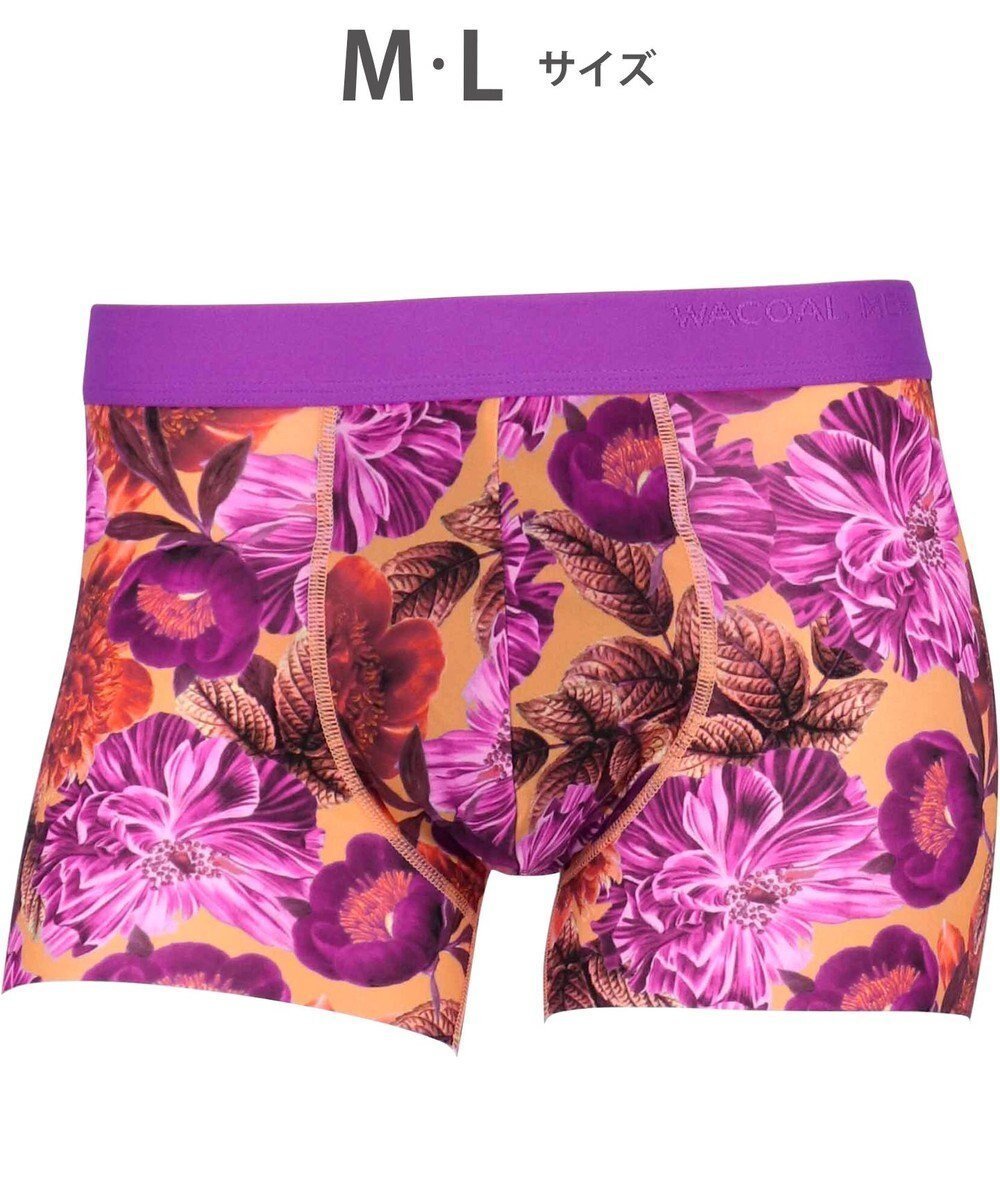 【ワコール/Wacoal / MEN】のWACOAL MEN ボクサーパンツ 【気持ちいいパンツ】 動いてもズレにくい フロントの安定性・快適性 前閉じ 下着 メンズ WT3439 /ワコールメン インテリア・キッズ・メンズ・レディースファッション・服の通販 founy(ファニー) 　ファッション　Fashion　メンズファッション　Fashion for Men　ボトムス　Bottoms　アンダー　Underwear Essentials　イラスト　Illustration　カッティング　Cutting Detail　グラフィック　Graphic, Graphic Design　抗菌　Antibacterial, Bacteria-Resistant　ストレッチ　Stretch, Stretchy Fabric　トレンド　Trend, Trending Now　なめらか　Smooth, Silky Texture　フィット　Fit, Slim Fit　フランス　France, French　フロント　Front, Front Design　プリント　Print, Printed Pattern　ベーシック　Basic, Essential　メンズ　Men's, Menswear　モチーフ　Motif, Design Theme　オレンジ|ID: prp329100004847757 ipo3291000000035888366