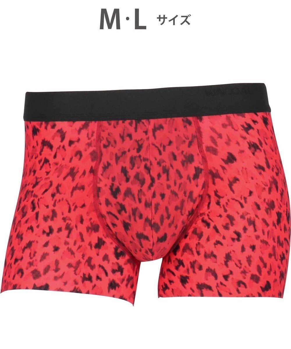 【ワコール/Wacoal / MEN】のWACOAL MEN ボクサーパンツ 【気持ちいいパンツ】 動いてもズレにくい フロントの安定性・快適性 前閉じ 下着 メンズ WT3439 /ワコールメン インテリア・キッズ・メンズ・レディースファッション・服の通販 founy(ファニー) 　ファッション　Fashion　メンズファッション　Fashion for Men　ボトムス　Bottoms　アンダー　Underwear Essentials　イラスト　Illustration　カッティング　Cutting Detail　グラフィック　Graphic, Graphic Design　抗菌　Antibacterial, Bacteria-Resistant　ストレッチ　Stretch, Stretchy Fabric　トレンド　Trend, Trending Now　なめらか　Smooth, Silky Texture　フィット　Fit, Slim Fit　フランス　France, French　フロント　Front, Front Design　プリント　Print, Printed Pattern　ベーシック　Basic, Essential　メンズ　Men's, Menswear　モチーフ　Motif, Design Theme　レッド|ID: prp329100004847757 ipo3291000000035888381