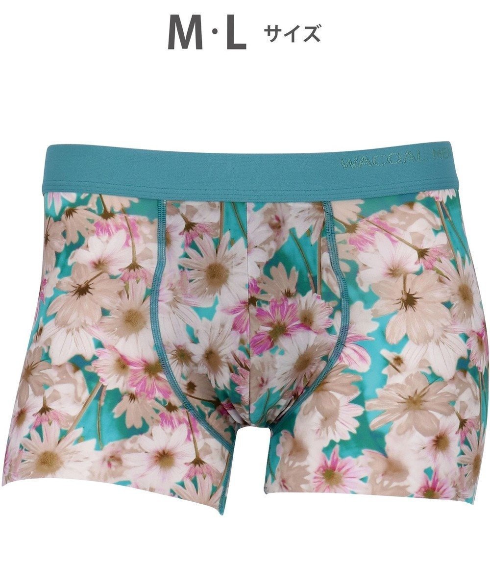 【ワコール/Wacoal / MEN】のWACOAL MEN ボクサーパンツ 【気持ちいいパンツ】 動いてもズレにくい フロントの安定性・快適性 前閉じ 下着 メンズ WT3439 /ワコールメン インテリア・キッズ・メンズ・レディースファッション・服の通販 founy(ファニー) 　ファッション　Fashion　メンズファッション　Fashion for Men　ボトムス　Bottoms　アンダー　Underwear Essentials　イラスト　Illustration　カッティング　Cutting Detail　グラフィック　Graphic, Graphic Design　抗菌　Antibacterial, Bacteria-Resistant　ストレッチ　Stretch, Stretchy Fabric　トレンド　Trend, Trending Now　なめらか　Smooth, Silky Texture　フィット　Fit, Slim Fit　フランス　France, French　フロント　Front, Front Design　プリント　Print, Printed Pattern　ベーシック　Basic, Essential　メンズ　Men's, Menswear　モチーフ　Motif, Design Theme　ターコイズ|ID: prp329100004847757 ipo3291000000035888390