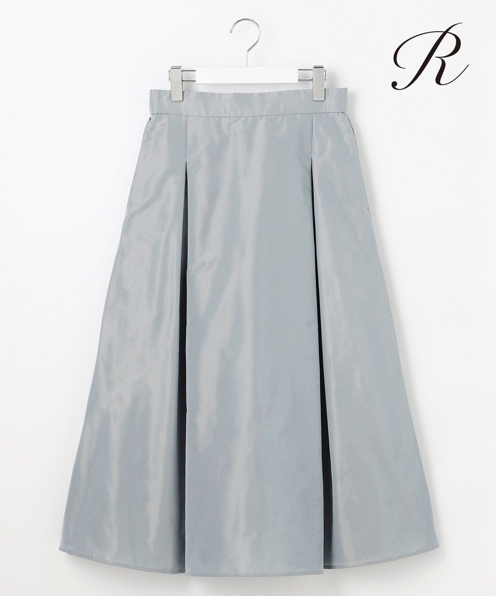 【23区/NIJYUSANKU】の【R(アール)】ブライトタフタ スカート インテリア・キッズ・メンズ・レディースファッション・服の通販 founy(ファニー) ファッション Fashion レディースファッション Fashion for Women スカート Skirts イタリア Italy インポート Imported Fashion シンプル Simple, Minimal タフタ Taffeta, Structured Fabric 人気 Popular, Best Seller ブライト Bright, Shiny プリーツ Pleats, Pleated ボックス Boxy, Box Shape A/W・秋冬 Autumn/Winter 冬 Winter / This Winter エレガント 上品 Elegant 2025年 2025 2025-2026秋冬・A/W Autumn/Winter 2025–26 AW25–26 ブルーグレー系|ID: prp329100004847769 ipo3291000000035607838