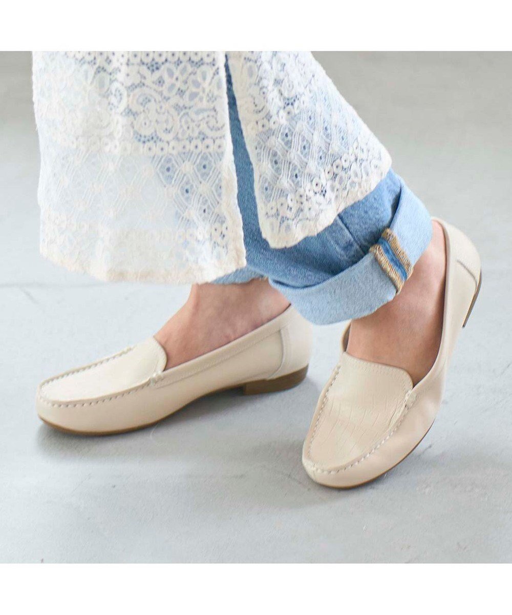 【イング/ing】の【3E】【サスティナブル】モカシューズ 人気、トレンドファッション・服の通販 founy(ファニー) 　ファッション　Fashion　レディースファッション　Fashion for Women　エレガント 上品　Elegant　クッション　Cushion, Throw Pillow　シューズ　Shoes, Footwear　トレンド　Trend, Trending Now　定番　Standard, Basic Item　人気　Popular, Best Seller　バランス　Balance, Style Balance　フラット　Flat, Flat Shoes　プリント　Print, Printed Pattern　ベーシック　Basic, Essential　A/W・秋冬　Autumn/Winter　 other-1|ID: prp329100004847775 ipo3291000000036311645