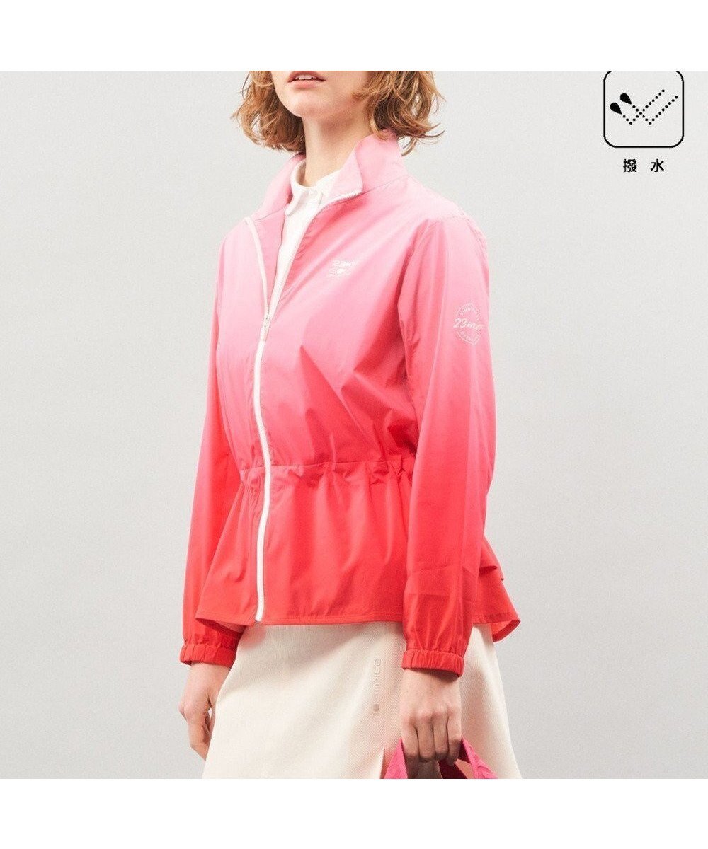 【23区 ゴルフ/NIJYUSANKU GOLF】の【WOMEN】【ストレッチ/撥水】グラデーション ブルゾン インテリア・キッズ・メンズ・レディースファッション・服の通販 founy(ファニー) 　ファッション　Fashion　レディースファッション　Fashion for Women　アウター　Coat / Outerwear Collection　レディースジャケット・軽アウター　Jackets　ブルゾンジャケット・スポーティアウター　Blouson Jackets　春　Spring　グラデーション　Gradient, Ombre　ジャケット　Jacket, Outerwear　ストレッチ　Stretch, Stretchy Fabric　タフタ　Taffeta, Structured Fabric　ブルゾン　Blouson, Bomber Jacket　プリント　Print, Printed Pattern　S/S・春夏　SS, Spring/Summer, Warm Season　夏　Summer　2024年　2024　2024春夏・S/S　Spring/Summer 2024 SS24　ゴルフ　Golf　ピンク系|ID: prp329100004847778 ipo3291000000035421553