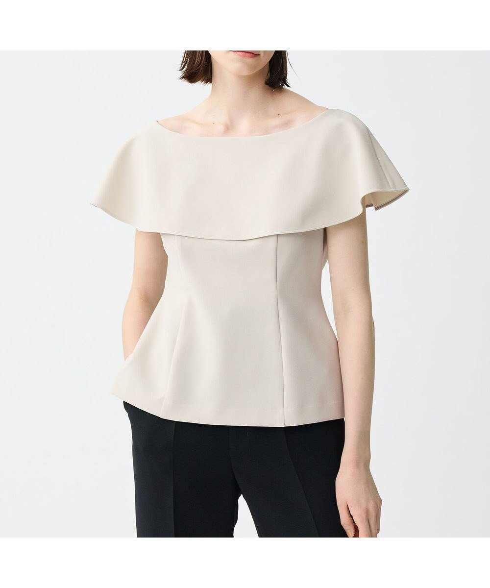 【アンクレイヴ/uncrave】のプルーフダブルクロス ラッフルブラウス 人気、トレンドファッション・服の通販 founy(ファニー) ファッション Fashion レディースファッション Fashion for Women トップス・カットソー Cut & Sew Tops シャツ・ブラウス・オフィスカジュアル Elegant Blouses & Button-Ups ショルダー Shoulder, Shoulder Strap ストレッチ Stretch, Stretchy Fabric バランス Balance, Style Balance フォーマル Formal, Dressy ペプラム Peplum, Flared Hem モダン Modern, Contemporary ワイド Wide, Wide Fit A/W・秋冬 Autumn/Winter S/S・春夏 SS, Spring/Summer, Warm Season おすすめ Recommended / Our Picks 夏 Summer エレガント 上品 Elegant セレモニー Ceremony other-1|ID: prp329100004847794 ipo3291000000036255272