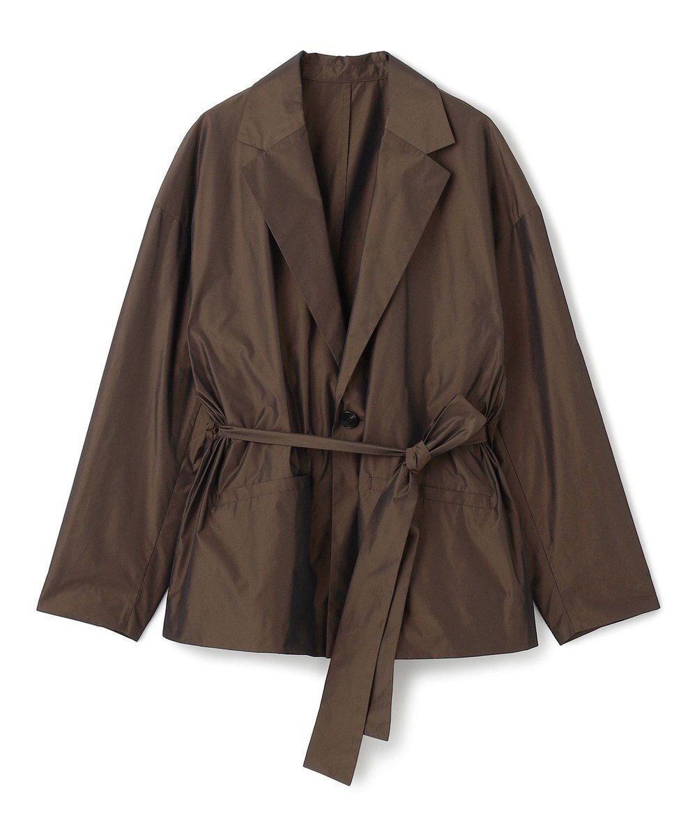 【アンクレイヴ/uncrave】のメモリータフタ ジャケット インテリア・キッズ・メンズ・レディースファッション・服の通販 founy(ファニー) 　ファッション　Fashion　レディースファッション　Fashion for Women　アウター　Coat / Outerwear Collection　レディースジャケット・軽アウター　Jackets　テーラードジャケット / 通勤・きれいめスタイル　Tailored Jackets & Blazers　シェイプ　Shape, Slim Fit　ジャケット　Jacket, Outerwear　タフタ　Taffeta, Structured Fabric　フレア　Flare, Flared　エレガント 上品　Elegant　夏　Summer　A/W・秋冬　Autumn/Winter　ブラウン|ID: prp329100004847809 ipo3291000000035988878