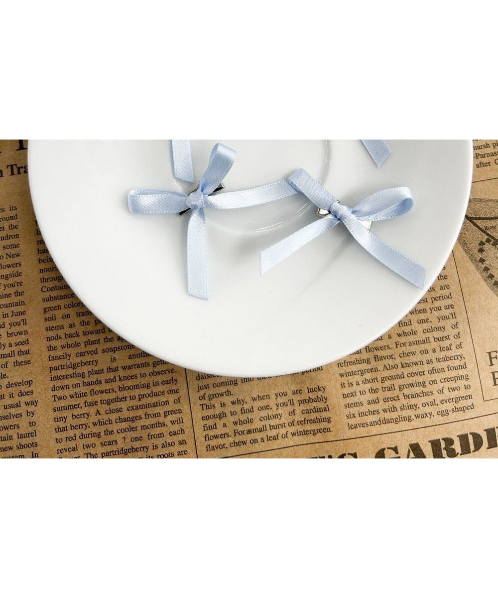 【ウィゴー/WEGO】のL4Pミニリボンクリップ インテリア・キッズ・メンズ・レディースファッション・服の通販 founy(ファニー) 　ファッション　Fashion　レディースファッション　Fashion for Women　シュシュ&ヘアアクセ/ヘアアレンジ　Scrunchies & Hair Accessories　アクセサリー　Fashion Accessories　スマホ　Smartphone, Mobile Device　ハーフ　Half, Half-Length　サックス|ID: prp329100004847815 ipo3291000000036154078