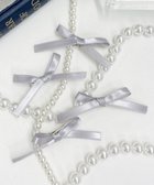 【ウィゴー/WEGO】のL4Pミニリボンクリップ 人気、トレンドファッション・服の通販 founy(ファニー) ファッション Fashion レディースファッション Fashion for Women シュシュ&ヘアアクセ/ヘアアレンジ Scrunchies & Hair Accessories アクセサリー Fashion Accessories スマホ Smartphone, Mobile Device ハーフ Half, Half-Length thumbnail シルバー|ID: prp329100004847815 ipo3291000000036154114