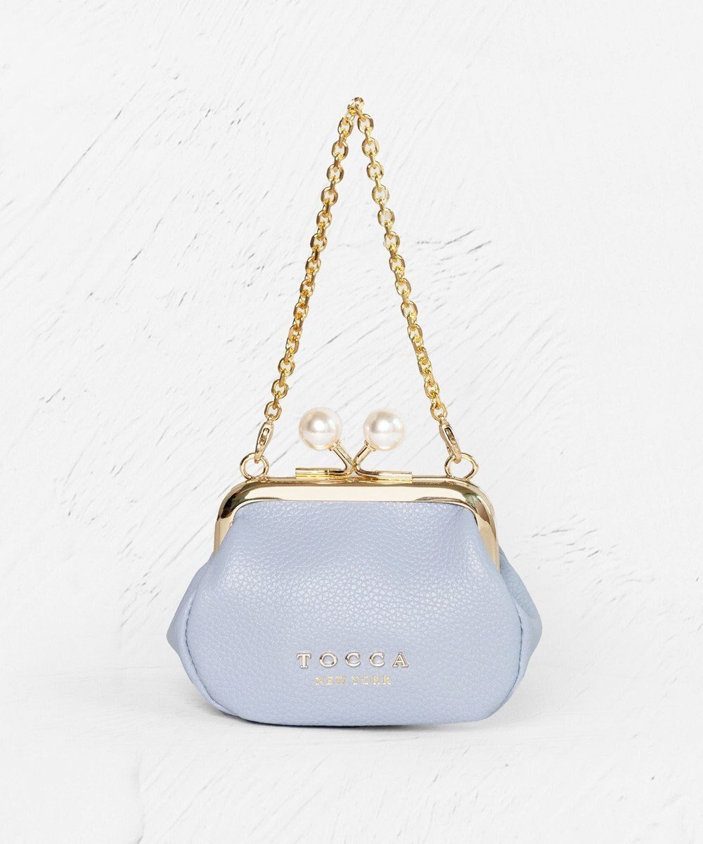 【トッカ/TOCCA】のPOINT OF PEARL EARHOLDER 小物入れ インテリア・キッズ・メンズ・レディースファッション・服の通販 founy(ファニー) 　ファッション　Fashion　レディースファッション　Fashion for Women　ミニ財布・二つ折り財布　Wallets & Card Cases　財布　Wallet, Purse　チェーン　Chain, Chain Strap　チャーム　Charm, Pendant　パール　Pearl, Pearl Accent　フェミニン　Feminine, Girly　メタル　Metal, Metal Parts　モダン　Modern, Contemporary　S/S・春夏　SS, Spring/Summer, Warm Season　おすすめ　Recommended / Our Picks　夏　Summer　2025年　2025　2025春夏・S/S　Spring/Summer 2025 SS25　ブルー系|ID: prp329100004847816 ipo3291000000035424753