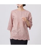 【ジェイ プレス/J.PRESS】の【洗える】セルロースライト刺繍 ピンタック ブラウス 人気、トレンドファッション・服の通販 founy(ファニー) ファッション Fashion レディースファッション Fashion for Women トップス・カットソー Cut & Sew Tops シャツ・ブラウス・オフィスカジュアル Elegant Blouses & Button-Ups スカラップ Scallop, Scalloped Edge タイプライター Typewriter Fabric, Crisp Cotton 夏 Summer 春 Spring S/S・春夏 SS, Spring/Summer, Warm Season 洗える Machine Washable thumbnail ローズピンク系|ID: prp329100004847820 ipo3291000000035726498