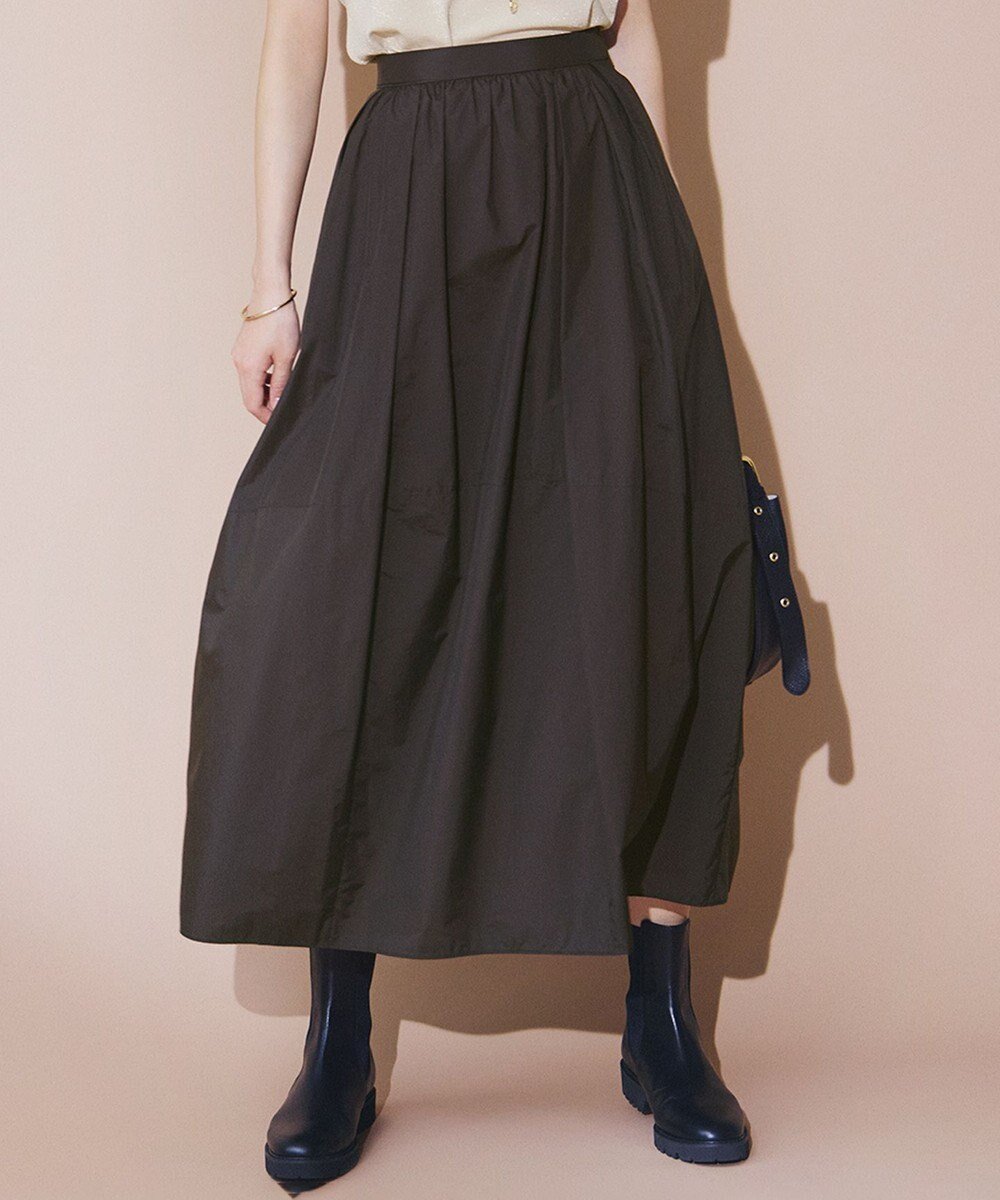 【23区/NIJYUSANKU】の【洗える】ナイロンコットンポプリン スカート 人気、トレンドファッション・服の通販 founy(ファニー) 　ファッション　Fashion　レディースファッション　Fashion for Women　スカート　Skirts　イエロー　Yellow　エアリー　Airy Texture　洗える　Machine Washable　秋　Autumn　ギャザー　Gathered, Ruffled　コンパクト　Compact, Small Size　軽量　Lightweight, Ultra Light　スリーブ　Sleeve, Long Sleeve / Short Sleeve　フレア　Flare, Flared　ミックス　Mix, Mixed Style　ワッシャー　Washer, Crinkled Finish　A/W・秋冬　Autumn/Winter　S/S・春夏　SS, Spring/Summer, Warm Season　夏　Summer　2024年　2024　2024-2025秋冬・A/W　Autumn/Winter 2024–25 AW24–25　 other-1|ID: prp329100004847835 ipo3291000000035426522