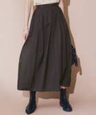 【23区/NIJYUSANKU】の【洗える】ナイロンコットンポプリン スカート ダークブラウン系|ID: prp329100004847835 ipo3291000000035771078