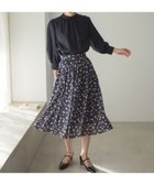 【組曲/KUMIKYOKU】のフラワードットプリント スカート ネイビー系5|ID: prp329100004847838 ipo3291000000035708607
