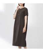 【ジェイ プレス/J.PRESS】の【WEB限定カラーあり・洗える】コットンスムース ドルマンスリーブ ワンピース ダークブラウン系|ID: prp329100004847839 ipo3291000000035426619