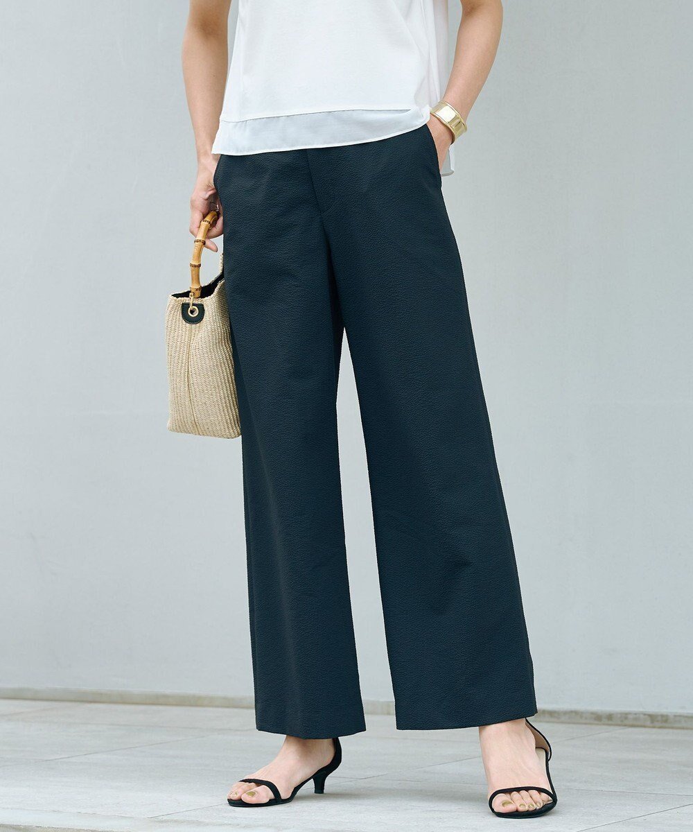 【ジェイ プレス/J.PRESS】の【洗える・吸水速乾】DRYライトサッカー ワイド パンツ 人気、トレンドファッション・服の通販 founy(ファニー) 　ファッション　Fashion　レディースファッション　Fashion for Women　パンツ　Pants & Trousers　春　Spring　洗える　Machine Washable　吸水　Absorbent, Quick-Dry　サッカー　Seersucker, Summer Fabric　シンプル　Simple, Minimal　ストレッチ　Stretch, Stretchy Fabric　ワイド　Wide, Wide Fit　S/S・春夏　SS, Spring/Summer, Warm Season　夏　Summer　ビジネス 仕事 通勤　Business / Work / Commuting　 other-1|ID: prp329100004847857 ipo3291000000035427091