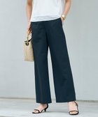 【ジェイ プレス/J.PRESS】の【洗える・吸水速乾】DRYライトサッカー ワイド パンツ ネイビー系|ID: prp329100004847857 ipo3291000000035869871