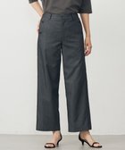 【ジェイ プレス/J.PRESS】の【洗える・防シワ・速乾】ツイルシャンブレー ワイド パンツ ブラックシャンブレー系|ID: prp329100004847858 ipo3291000000035427135