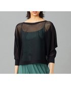 【チャコット/Chacott】の【ノーソーイングニット】7分袖メッシュニットTシャツ 人気、トレンドファッション・服の通販 founy(ファニー) ファッション Fashion レディースファッション Fashion for Women トップス・カットソー Cut & Sew Tops ニット Knit Tops & Sweaters シャツ・ブラウス・オフィスカジュアル Elegant Blouses & Button-Ups ロングTシャツ・Tシャツ Longline T-Shirts & Tees インナー Innerwear 軽量 Lightweight, Ultra Light ストレッチ Stretch, Stretchy Fabric 人気 Popular, Best Seller フィット Fit, Slim Fit メッシュ Mesh, Net Fabric おすすめ Recommended / Our Picks thumbnail ブラック|ID: prp329100004847864 ipo3291000000035521898