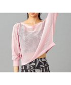 【チャコット/Chacott】の【ノーソーイングニット】7分袖メッシュニットTシャツ 人気、トレンドファッション・服の通販 founy(ファニー) ファッション Fashion レディースファッション Fashion for Women トップス・カットソー Cut & Sew Tops ニット Knit Tops & Sweaters シャツ・ブラウス・オフィスカジュアル Elegant Blouses & Button-Ups ロングTシャツ・Tシャツ Longline T-Shirts & Tees インナー Innerwear 軽量 Lightweight, Ultra Light ストレッチ Stretch, Stretchy Fabric 人気 Popular, Best Seller フィット Fit, Slim Fit メッシュ Mesh, Net Fabric おすすめ Recommended / Our Picks thumbnail グレイッシュローズ|ID: prp329100004847864 ipo3291000000035521903